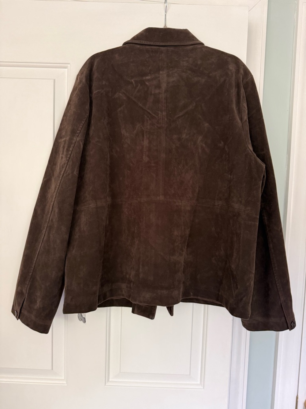 Joe's Jeans Dark Brown Suede Chore Coat - Picture 5 of 7